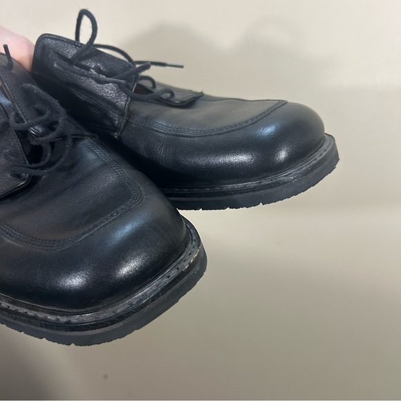 Mephisto Black Leather Lace-Up Derby Shoes main image 7